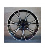 Jante PDW 20x8.5 fata 20x10 spate 5x112 ET25 ET33 negru polish compatibile BMW Cod: LA5407F14 NX - LA5407R78 NX