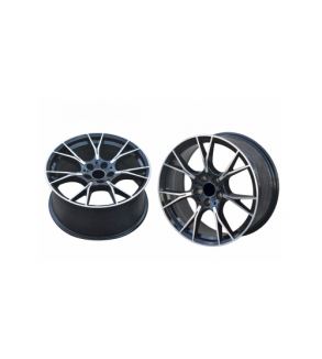 Jante PDW 20x8.5 fata 20x10 spate 5x112 ET25 ET33 negru polish compatibile BMW Cod: LA5407F14 NX - LA5407R78 NX