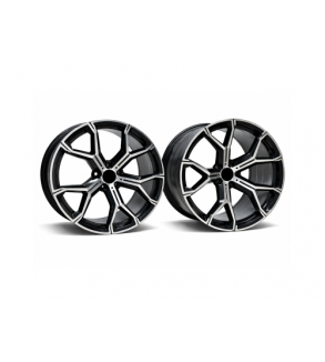 Jante PDW 20x9 fata 20x10.5 spate 5x120 ET40 ET37 negru polish compatibile BMW Cod: LA5445F07 NX - LA5445R93 NX