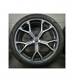 Jante PDW 20x9 fata 20x10.5 spate 5x120 ET40 ET37 negru polish compatibile BMW Cod: LA5445F07 NX - LA5445R93 NX