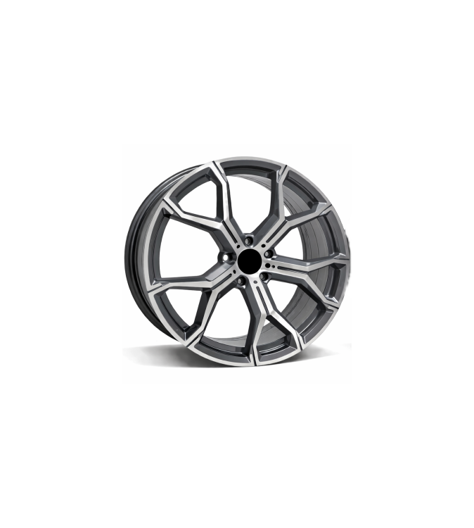 Jante PDW 22x9 fata 22x10.5 spate 5x112 ET40 ET35 gri antracit polish compatibile BMW Cod: LC5445F12 NX - LC5445R95 NX