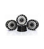 Jante PDW 19x8 fata 19x9 spate 5x112 ET40 ET58 negru polish compatibile Mercedes Cod: FF957521980-98 - FF957521990-03