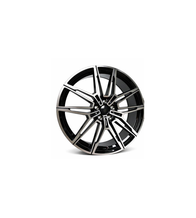 Jante PDW 19x8.5 fata 19x9.5 spate 5x112 ET29 ET35 negru polish compatibile BMW Cod: L95761F02 - L95761R99