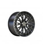 Jante PDW 19x8 fata 19x9 spate 5x112 ET45 ET60 negru polish compatibile Mercedes Cod: FF957461980-03 - FF957461990-98