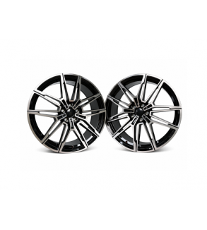 Jante PDW 19x8.5 fata 19x9.5 spate 5x112 ET29 ET35 negru polish compatibile BMW Cod: L95761F02 - L95761R99