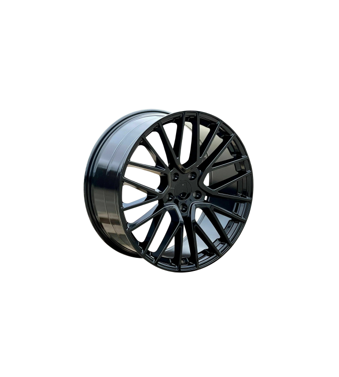 Jante PDW 20x9 fata 20x10.5 spate 5x130 ET50 ET64 negru lucios compatibile Porsche Cod: LA5413F11 NX - LA5413R92 NX