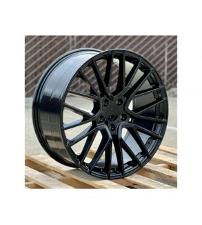Jante PDW 20x9 fata 20x10.5 spate 5x130 ET50 ET64 negru lucios compatibile Porsche Cod: LA5413F11 NX - LA5413R92 NX