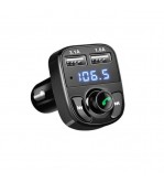 Modulator FM auto X8 Bluetooth A2DP 2USB kit maini libere TF MP3 FLAC MIV