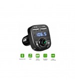 Modulator FM auto X8 Bluetooth A2DP 2USB kit maini libere TF MP3 FLAC MIV
