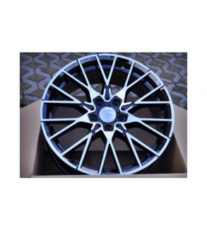 Jante PDW 20x8.5 fata 20x10 spate 5x112 ET25 ET33 negru polish compatibile BMW Cod: LA5408F05 NX - LA5408R94 NX