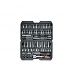 Trusa chei tubulare si biti auto 1-4 56 piese Yato Cod: YT-14501