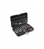 Trusa chei tubulare si biti auto 1-4 56 piese Yato Cod: YT-14501