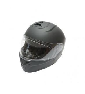Casca moto integrala neagra viziera transparenta marimea L Grit Cod: DISTM84