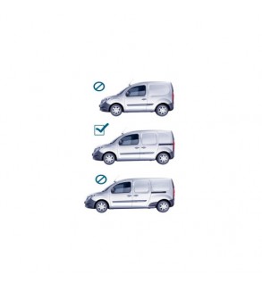 Set bare portbagaj longitudinale aluminiu auto compatibile Opel Combo scurt 2019-> Cod: ER-BALON-28 ER-A