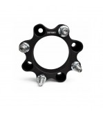 Distantier ATV 30 mm 4x110 centrare 90.2 cu 8 piulite M10x1.25 set 2 bucati aluminiu forjat negru Cod: DST8001