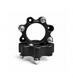 Distantier ATV 40 mm 4x110 centrare 90.2 cu 8 piulite M10x1.25 set 2 bucati aluminiu forjat negru Cod: DST8002