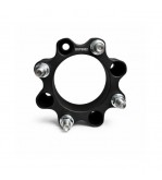 Distantier ATV 40 mm 4x110 centrare 90.2 cu 8 piulite M10x1.25 set 2 bucati aluminiu forjat negru Cod: DST8002