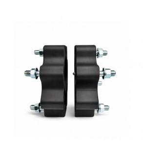 Distantier ATV 40 mm 4x110 centrare 90.2 cu 8 piulite M10x1.25 set 2 bucati aluminiu forjat negru Cod: DST8002