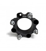 Distantier ATV 50 mm 4x110 centrare 90.2 cu 8 piulite M10x1.25 set 2 bucati aluminiu forjat negru Cod: DST8003