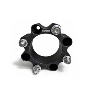 Distantier ATV 50 mm 4x110 centrare 90.2 cu 8 piulite M10x1.25 set 2 bucati aluminiu forjat negru Cod: DST8003
