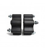 Distantier ATV 50 mm 4x110 centrare 90.2 cu 8 piulite M10x1.25 set 2 bucati aluminiu forjat negru Cod: DST8003