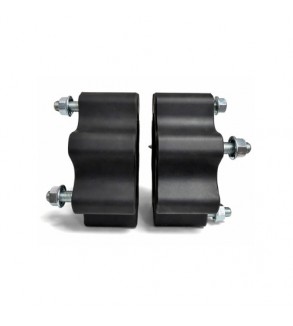 Distantier ATV 50 mm 4x110 centrare 90.2 cu 8 piulite M10x1.25 set 2 bucati aluminiu forjat negru Cod: DST8003