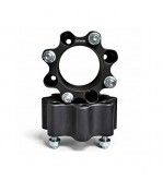 Distantier ATV 60 mm 4x110 centrare 90.2 cu 8 piulite M10x1.25 set 2 bucati aluminiu forjat negru Cod: DST8004