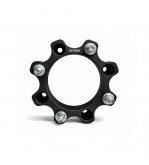 Distantier ATV 50 mm 4x136 centrare 120 cu 8 piulite M10x1.25 set 2 bucati aluminiu forjat negru Cod: DST8006