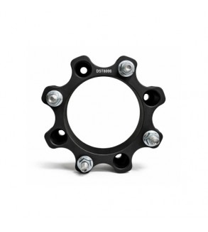 Distantier ATV 50 mm 4x136 centrare 120 cu 8 piulite M10x1.25 set 2 bucati aluminiu forjat negru Cod: DST8006