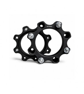 Distantier ATV 30 mm 4x156 centrare 131.2 cu 8 piulite M10x1.25 set 2 bucati aluminiu forjat negru Cod: DST8007