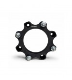 Distantier ATV 30 mm 4x156 centrare 131.2 cu 8 piulite M10x1.25 set 2 bucati aluminiu forjat negru Cod: DST8007