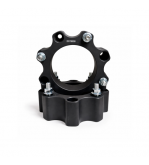 Distantier ATV 50 mm 4x156 centrare 131.2 cu 8 piulite M10x1.25 set 2 bucati aluminiu forjat negru Cod: DST8008