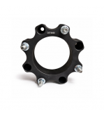 Distantier ATV 50 mm 4x156 centrare 131.2 cu 8 piulite M10x1.25 set 2 bucati aluminiu forjat negru Cod: DST8008