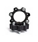 Distantier ATV 30 mm 4x136 centrare 120 cu 8 piulite M12x1.5 set 2 bucati aluminiu forjat negru Cod: DST8009