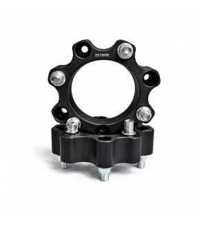 Distantier ATV 30 mm 4x136 centrare 120 cu 8 piulite M12x1.5 set 2 bucati aluminiu forjat negru Cod: DST8009
