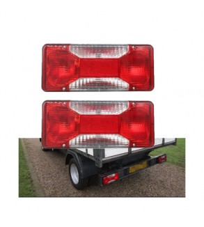 Set lampi stop spate auto compatibile Iveco Daily cu cablu Cod: 30019A