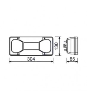 Set lampi stop spate auto compatibile Iveco Daily cu cablu Cod: 30019A