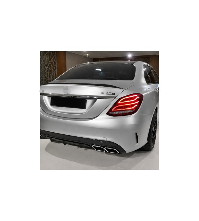 Eleron portbagaj auto Mercedes Clasa C W205 2014-2020 negru piano black Cod: EL4012