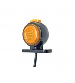 Lampa gabarit LED auto rotunda neon portocaliu rosu 12V 24V Cod: SPT020DPR