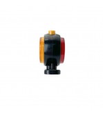 Lampa gabarit LED auto rotunda neon portocaliu rosu 12V 24V Cod: SPT020DPR