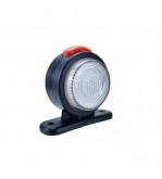 Lampa gabarit LED auto rotunda neon alb rosu 12V 24V Cod: SPT020DAR