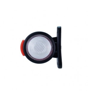 Lampa gabarit LED auto rotunda neon alb rosu 12V 24V Cod: SPT020DAR