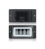 Set proiectoareLED auto 15W cu angel eyes DRL alb sau galben 12V 24V Cod: HH-LD4