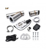 Kit cut off valve V evacuare auto cu telecomanda si colier V-band 63 mm inox Cod: TYV001-63