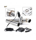 Kit cut off valve V evacuare auto cu telecomanda si colier V-band 63 mm inox Cod: TYV001-63