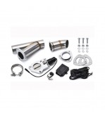 Kit cut off valve V evacuare auto cu telecomanda si colier V-band 76 mm inox Cod: TYV001-76