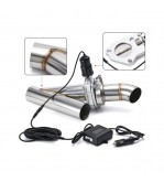 Kit cut off valve V evacuare auto cu telecomanda si colier V-band 76 mm inox Cod: TYV001-76