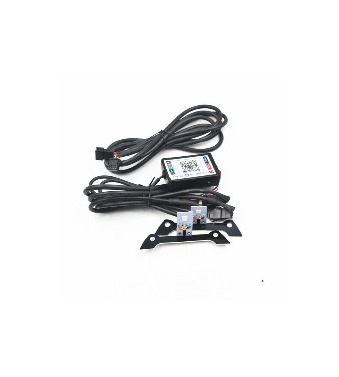 Led devil eyes RGB auto pentru lupe far control aplicatie telefon 12V Cod: OSR-RGB-03APP