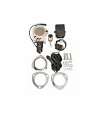 Valva electronica evacuare auto cu telecomanda pentru cut off V 76 mm inox 12V Cod: TYVLV76