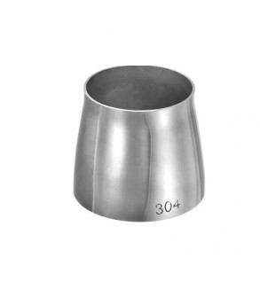 Reductie evacuare auto inox SS304 51â€“63 mm adaptor teava esapament Cod: REDTY5163